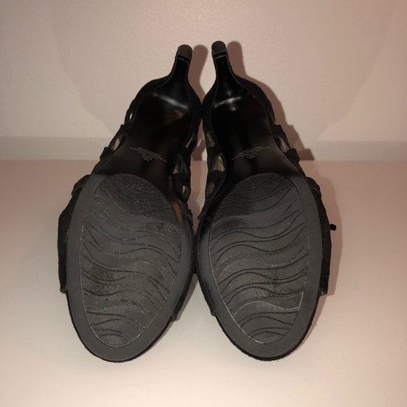 Impo Takara High Heel Sandal | Black Suede | 7 - Picture 8 of 8